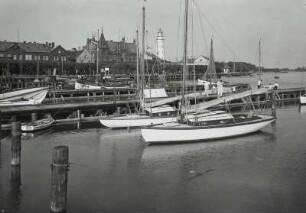 Pillau, Hafen : Pillau (Baltijsk/Russland). Hafen mit Segelbooten