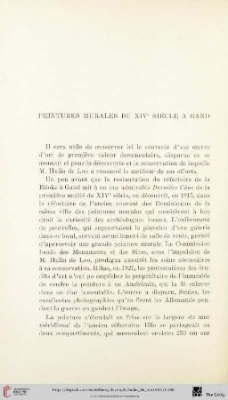 Peintures murales du XIVe siècle à Gand