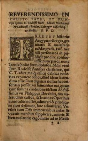 Petri Bayri Tavrinensis De Medendis Hvmani corporis malis Enchiridion, Quod uulgò Veni Mecvm uocant : nunquàm antea in lucem editum