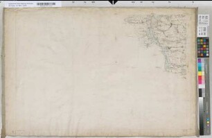 [Karte der Bürgermeistereien Hinsbeck, Lobberich, Leuth]. Entworfen 1844. Werner. Gez. Hagedorn und Spangemacher.