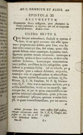 Epistola XI - Epistola XX