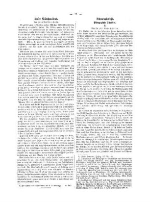 Literaturbericht : pädagogische Schriften II.