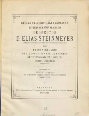 De Sigismundi Gelenii codice Liviano Spirensi commentatio