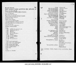 Der aufhaltsame Aufstieg des Arturo Ui