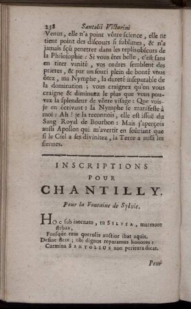 Inscriptions pour Chantilly.