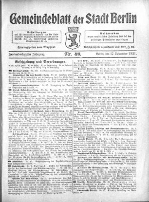 1921,48: Nr. 48, 27. November 1921