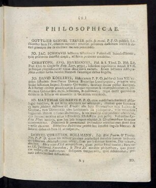 Philosophicae