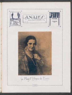 [Fotografía de] Sra. Margot Alvarez de Buero