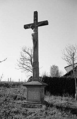 Wegekreuz (Wegekreuz); Eiterfeld, Zum Tannenwald