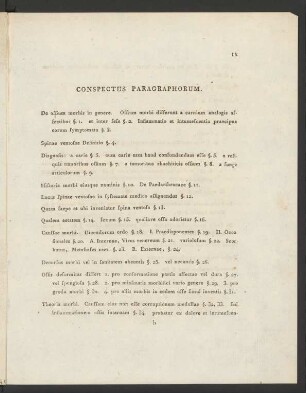 Conspectus Paragraphorum