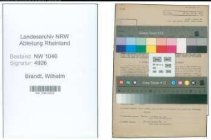 Entnazifizierung Wilhelm Brandt , geb. 08.08.1896 ()
