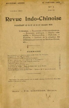 15 Janvier 1905. No 1