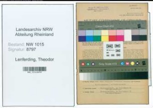 Entnazifizierung Theodor Lenferding , geb. 13.02.1893 (Handlungsbevollmaechtigter)
