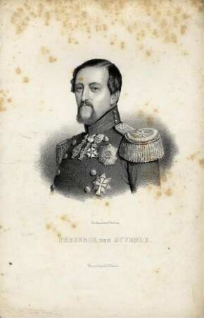 Bildnis von Friedrich VII. (1808-1863), König von Dänemark
