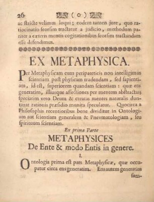 Ex metaphysica.