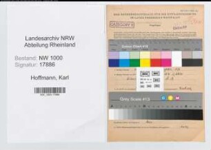 Entnazifizierung Karl Hoffmann, geb. 09.01.1921 (Zollassistent)