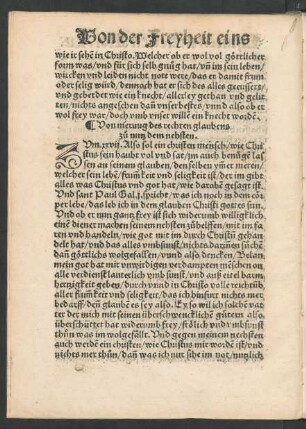 Von merung des rechten glaubens zu nutz dem nehsten. Zum .xxvii.