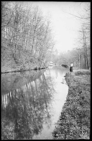 Oberwartha. Eingang in das Silbertal bei der Lochmühle