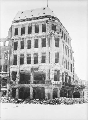 Ruine mit Café Altmarkt, Ecke Altmarkt / Seestraße