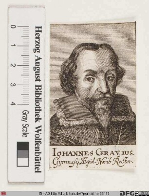 Bildnis lat. Gravius), Johann Grau(e) (Grave