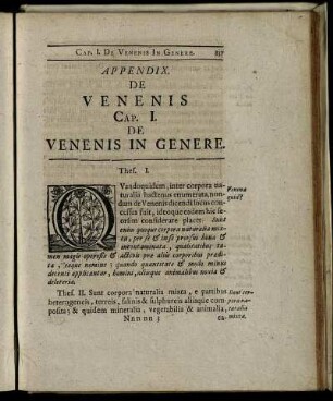 Appendix. De Venenis.