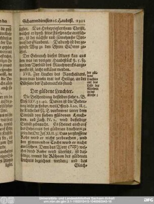 Der güldene Leuchter.