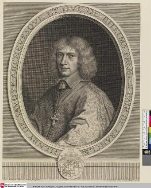 Henry de Savoye Archevesque et Duc de Rheims Premier Pair de France