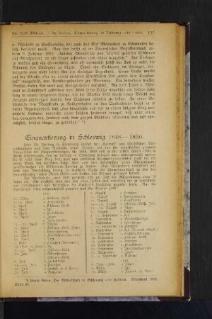 Einquartierung in Schleswig 1848-1850