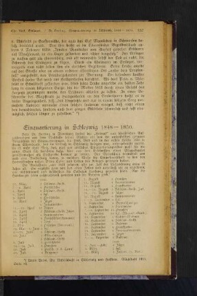 Einquartierung in Schleswig 1848-1850