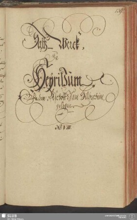 Saltz-Werck, zu Heyrißum, In dem Bischoffsthum Hildesheim, gelegen