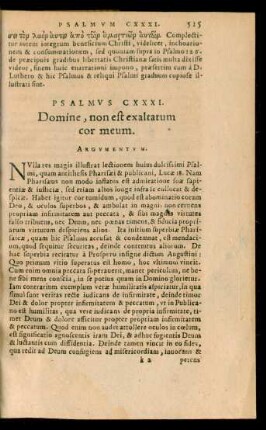 Psalmus CXXXI. - Psalmus CXL.