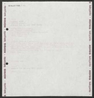 Brief an Rudolf Scholten, 1990 [o.D.; datiert nach Zusammenhang und Einordnung: Dezember 1990]