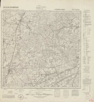 4208 (alte Nr.: 2357) Wulfen, Topographische Karte 1:25000 (4cm - Karte)