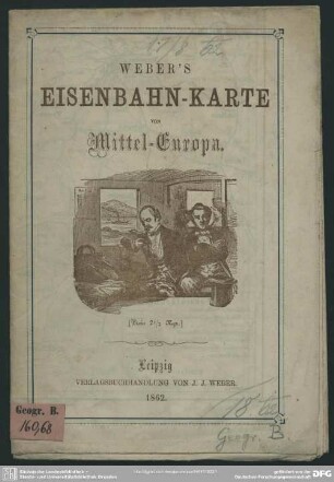 Weber's Eisenbahnkarte von Mittel-Europa