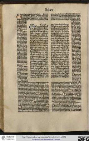 Capitulum xvii. Et locutus est dominus. Postquam actum est de purgatione generali que fiebat per quedam sacrificia et visum est...