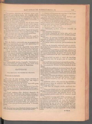 Capítulo II : Una estocada de veinte mil francos