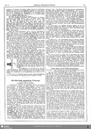 Die Schmieröle organischen Ursprungs (Fortsetzung von No. 2 und Schluss)
