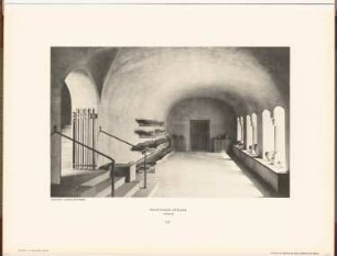 Märkisches Museum, Berlin: Innenansicht Vorraum prähistorische Abteilung (aus: Neubauten der Stadt Berlin, Bd. VIII, 1909)