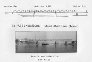 Mainbrücke Mainz - Kostheim/Rhein