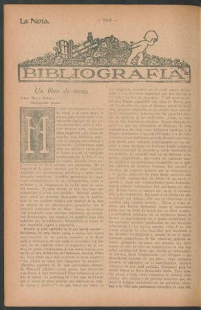 Bibliografía : Un libro de versos [y] Las ideas estéticas de Jean Paul