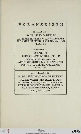 Voranzeigen