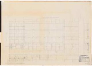 Reichsluftfahrtministerium, Berlin: Durchfahrten V2/V4 (Decke): Ansicht, Schnitte 1:20