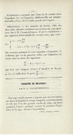 Problème de mécanique.