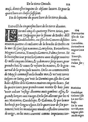 Extraict du cinquiesme liure de la tierce dixaine.