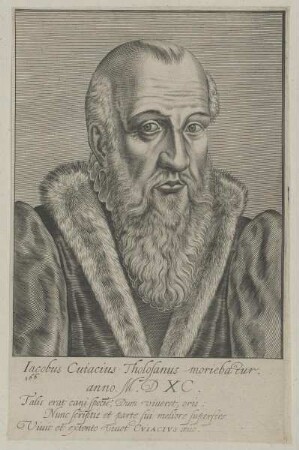 Bildnis des Iacobus Cuiacius