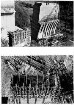 Drachenlochbrücke, km 152,933 Wiederaufbau. Betonieren Pfeiler 7 Die Brücke wurde 1935 - 1937 gebaut, 1945 gesprengt und 1949/50 wieder aufgebaut.