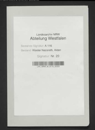 Verzeichnis der zehntbaren Ländereien des Gutes Wiettmar.