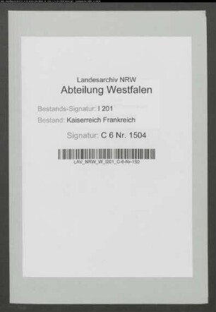 Verkauf des 2. Teils des Hinterste Ekelskamp, Gemeinde Nottuln, an Franz Anton Verspohl, Herbergswirt in Nottuln (Nr. 419).