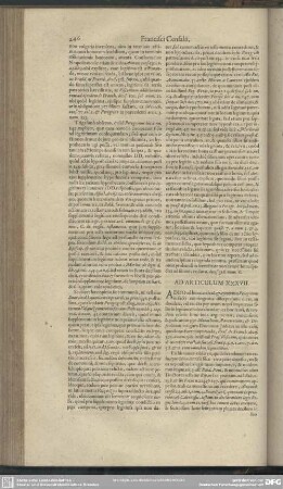 Ad Articulum XXXVII.