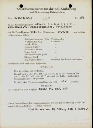 Scheerer, Albert